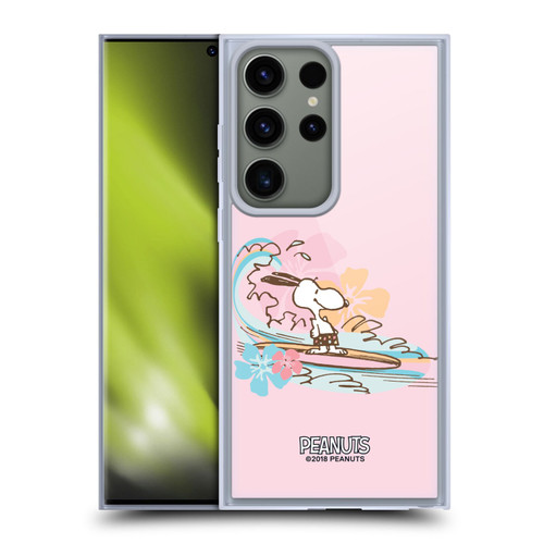 Peanuts Beach Snoopy Surf Soft Gel Case for Samsung Galaxy S23 Ultra 5G & MagSafe