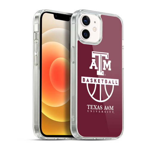 Texas A&M University TAMU Texas A&m University Texas A&M Basketball Soft Gel Case for Apple iPhone 12 / iPhone 12 Pro & MagSafe