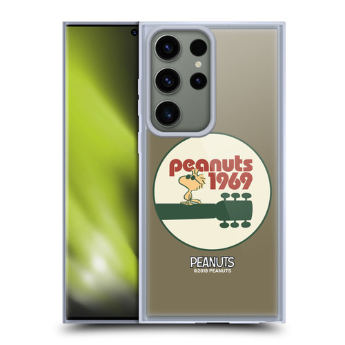 Peanuts Woodstock 50th Guitar 1969 Soft Gel Case for Samsung Galaxy S23 Ultra 5G & MagSafe