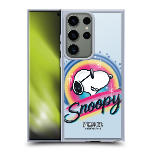 Peanuts Snoopy Boardwalk Airbrush Colourful Sunglasses Soft Gel Case for Samsung Galaxy S23 Ultra 5G & MagSafe