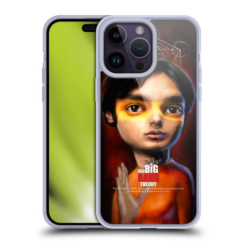 The Big Bang Theory Caricature Raj Koothrappali Soft Gel Case for Apple iPhone 14 Pro Max & MagSafe
