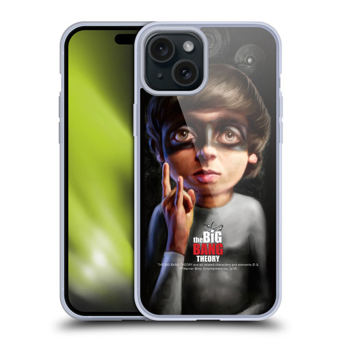 The Big Bang Theory Caricature Howard Wolowitz Soft Gel Case for Apple iPhone 15 Plus & MagSafe