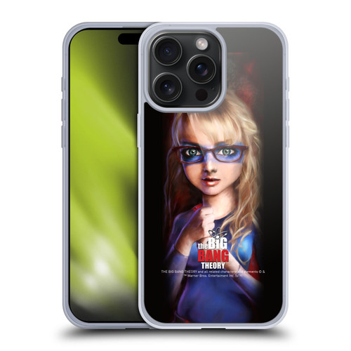 The Big Bang Theory Caricature Bernadette Rostenkowski Soft Gel Case for Apple iPhone 15 Pro Max & MagSafe