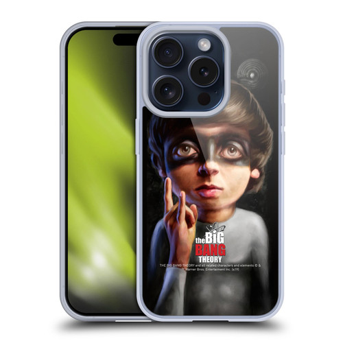The Big Bang Theory Caricature Howard Wolowitz Soft Gel Case for Apple iPhone 15 Pro & MagSafe