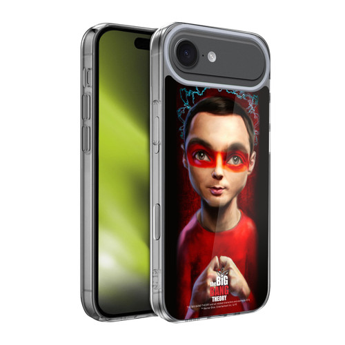 The Big Bang Theory Caricature Sheldon Cooper Soft Gel Case for Apple iPhone 17 Air