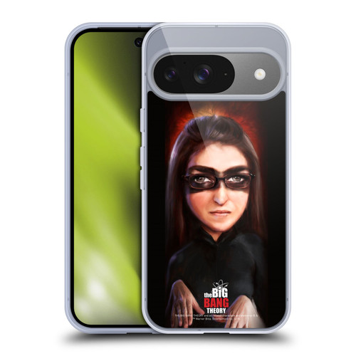 The Big Bang Theory Caricature Amy Farrah Fowler Soft Gel Case for Google Pixel 9 / Pixel 9 Pro