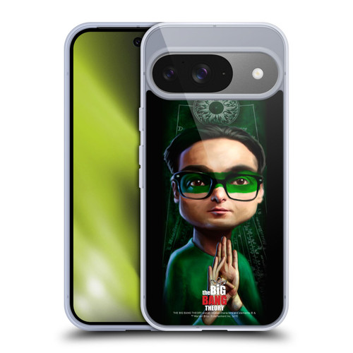 The Big Bang Theory Caricature Leonard Hofstadter Soft Gel Case for Google Pixel 9 / Pixel 9 Pro