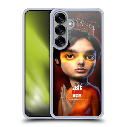 The Big Bang Theory Caricature Raj Koothrappali Soft Gel Case for Samsung Galaxy S25+ & MagSafe