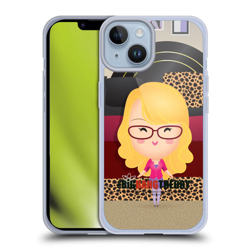 The Big Bang Theory Character Art Bernadette Soft Gel Case for Apple iPhone 14