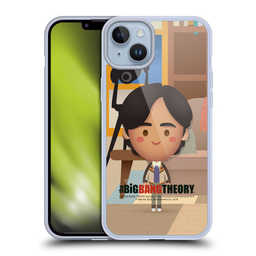 The Big Bang Theory Character Art Raj Soft Gel Case for Apple iPhone 14 Plus & MagSafe