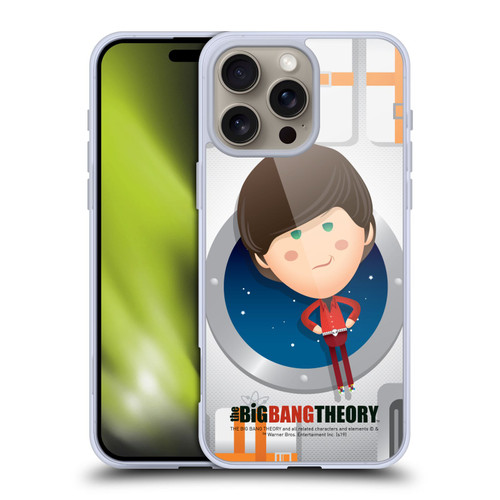 The Big Bang Theory Character Art Howard Soft Gel Case for Apple iPhone 16 Pro Max & MagSafe