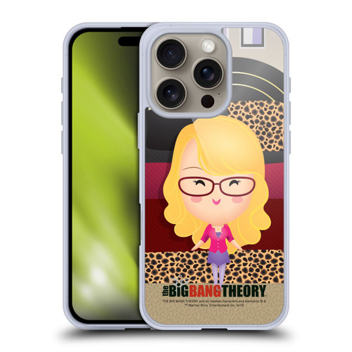 The Big Bang Theory Character Art Bernadette Soft Gel Case for Apple iPhone 16 Pro & MagSafe