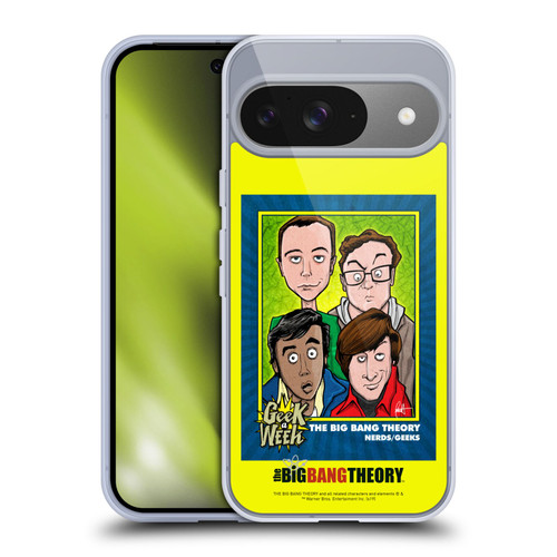 The Big Bang Theory Graphics Arts 2 Poster Soft Gel Case for Google Pixel 9 / Pixel 9 Pro