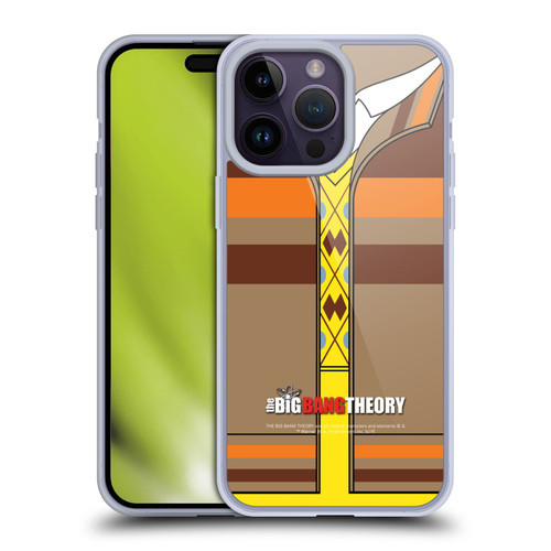 The Big Bang Theory Iconic Shirts Raj Soft Gel Case for Apple iPhone 14 Pro Max & MagSafe