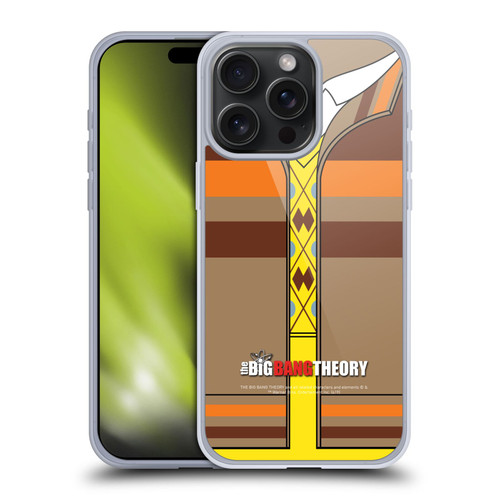 The Big Bang Theory Iconic Shirts Raj Soft Gel Case for Apple iPhone 15 Pro Max & MagSafe