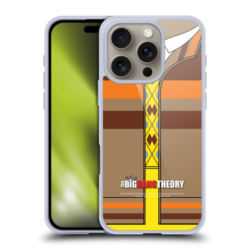 The Big Bang Theory Iconic Shirts Raj Soft Gel Case for Apple iPhone 16 Pro & MagSafe