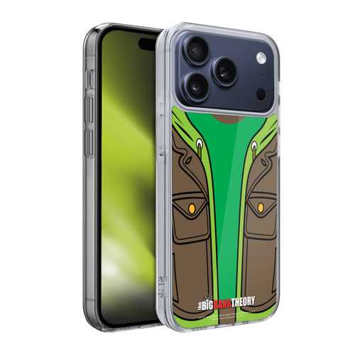 The Big Bang Theory Iconic Shirts Leonard Soft Gel Case for Apple iPhone 17 Pro