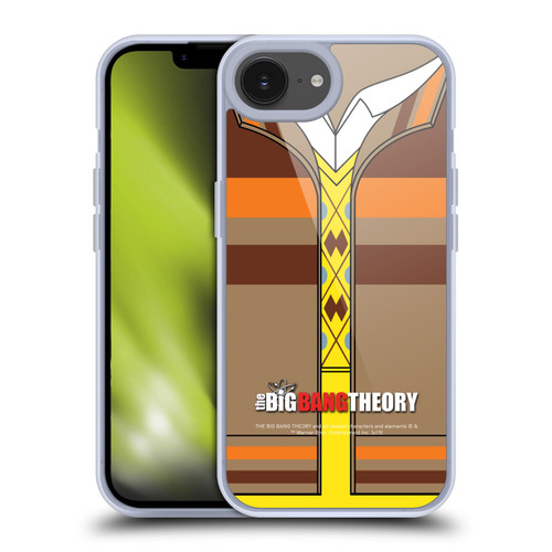 The Big Bang Theory Iconic Shirts Raj Soft Gel Case for Apple iPhone 16e / Apple iPhone 17e & MagSafe