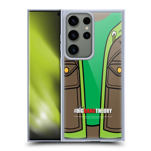 The Big Bang Theory Iconic Shirts Leonard Soft Gel Case for Samsung Galaxy S23 Ultra 5G & MagSafe