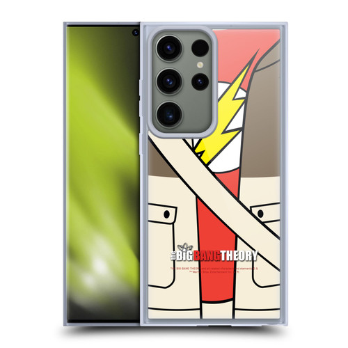 The Big Bang Theory Iconic Shirts Sheldon Soft Gel Case for Samsung Galaxy S23 Ultra 5G & MagSafe