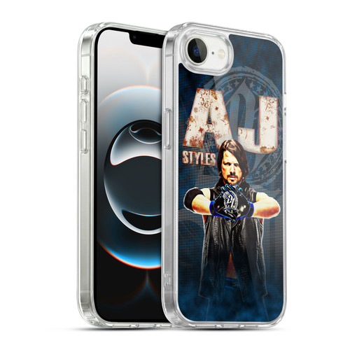 WWE Superstars AJ Styles Soft Gel Case for Apple iPhone 16e / Apple iPhone 17e & MagSafe