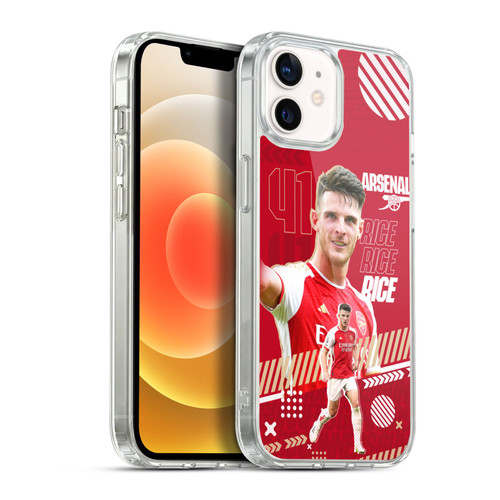 Arsenal FC 2023/24 First Team Declan Rice Soft Gel Case for Apple iPhone 12 / iPhone 12 Pro & MagSafe