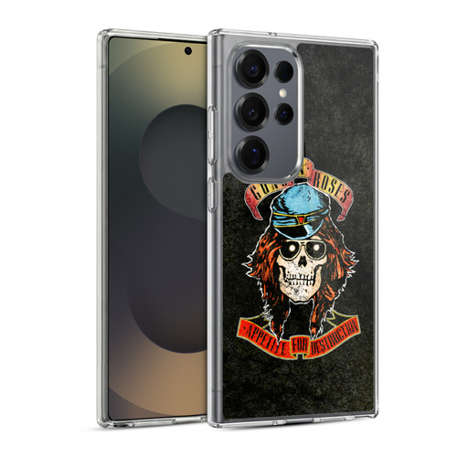 Guns N' Roses Vintage Rose Soft Gel Case for Samsung Galaxy S25 Ultra & MagSafe