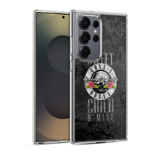 Guns N' Roses Vintage Sweet Child O' Mine Soft Gel Case for Samsung Galaxy S25 Ultra & MagSafe