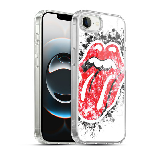 The Rolling Stones Licks Collection Distressed Look Tongue Soft Gel Case for Apple iPhone 16e / Apple iPhone 17e & MagSafe