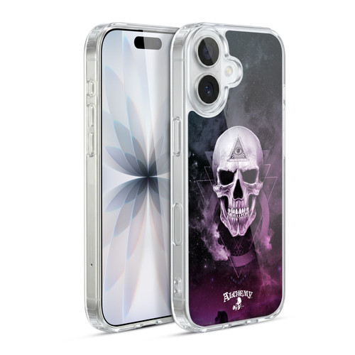 Alchemy Gothic Skull The Void Geometric Soft Gel Case for Apple iPhone 17