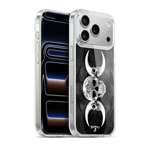 Alchemy Gothic Skull Dark Goddess Moon Soft Gel Case for Apple iPhone 17 Pro Max
