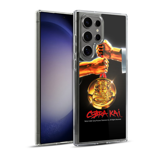 Cobra Kai Graphics Gold Medal Soft Gel Case for Samsung Galaxy S23 Ultra 5G & MagSafe