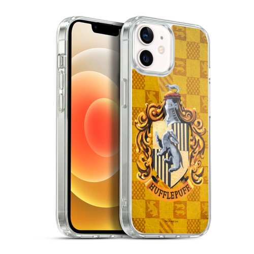 Harry Potter Prisoner Of Azkaban I Hufflepuff Crest Soft Gel Case for Apple iPhone 12 / iPhone 12 Pro & MagSafe