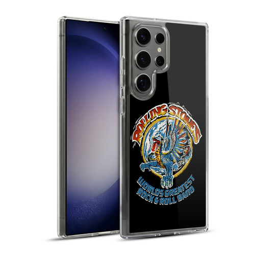 The Rolling Stones Graphics Greatest Rock And Roll Band Soft Gel Case for Samsung Galaxy S23 Ultra 5G & MagSafe