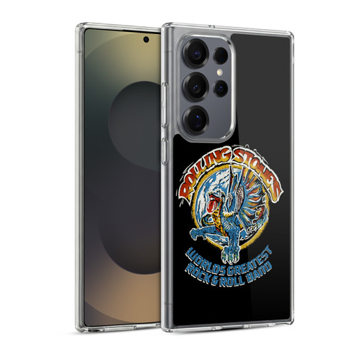 The Rolling Stones Graphics Greatest Rock And Roll Band Soft Gel Case for Samsung Galaxy S25 Ultra & MagSafe