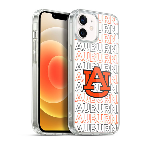 Auburn University AU Auburn University Art Typography Soft Gel Case for Apple iPhone 12 / iPhone 12 Pro & MagSafe