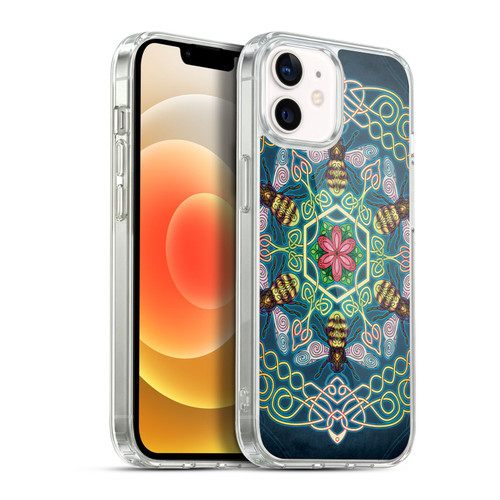 Brigid Ashwood Celtic Wisdom 3 Bees Soft Gel Case for Apple iPhone 12 / iPhone 12 Pro & MagSafe
