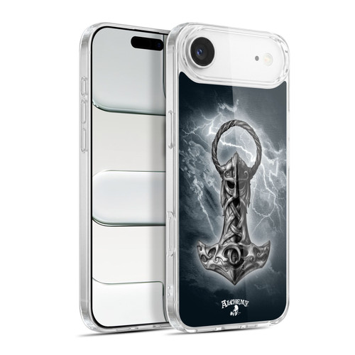 Alchemy Gothic Illustration Mjolnir Hammer Soft Gel Case for Apple iPhone 17 Air