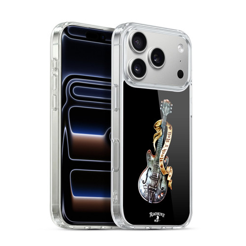 Alchemy Gothic Illustration Rock'it 56 Guitar Soft Gel Case for Apple iPhone 17 Pro