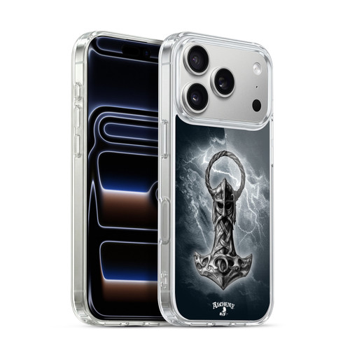 Alchemy Gothic Illustration Mjolnir Hammer Soft Gel Case for Apple iPhone 17 Pro
