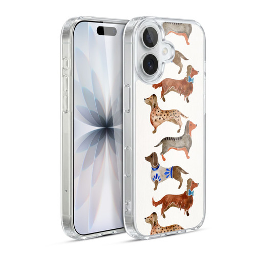 Cat Coquillette Animals Dachshunds Soft Gel Case for Apple iPhone 17