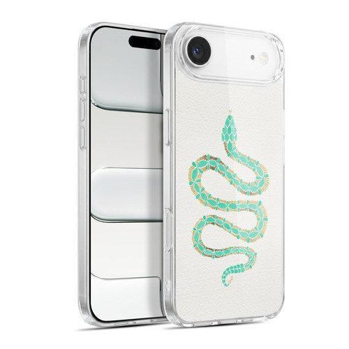 Cat Coquillette Animals Snake Mint Soft Gel Case for Apple iPhone 17 Air