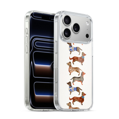 Cat Coquillette Animals Dachshunds Soft Gel Case for Apple iPhone 17 Pro