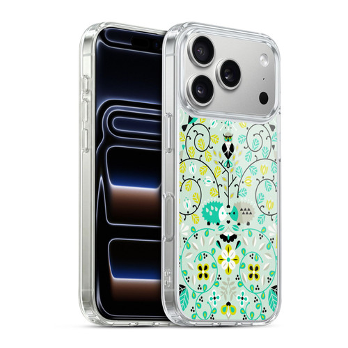 Cat Coquillette Animals Hedgehogs Symmetry Soft Gel Case for Apple iPhone 17 Pro
