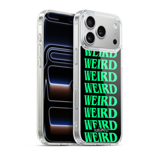 Yungblud Graphics Weird! Text Soft Gel Case for Apple iPhone 17 Pro Max