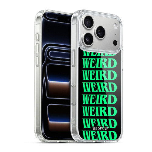 Yungblud Graphics Weird! Text Soft Gel Case for Apple iPhone 17 Pro
