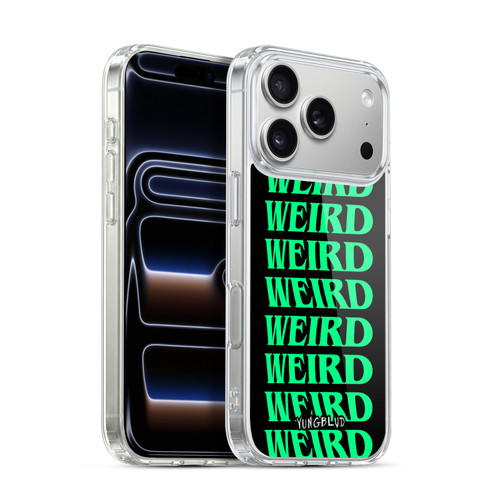 Yungblud Graphics Weird! Text Soft Gel Case for Apple iPhone 17 Pro