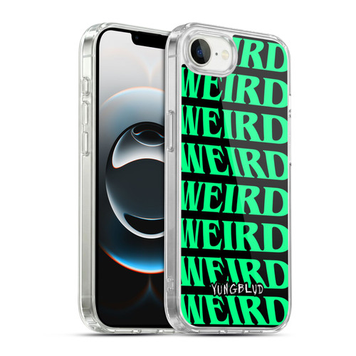 Yungblud Graphics Weird! Text Soft Gel Case for Apple iPhone 16e / Apple iPhone 17e & MagSafe
