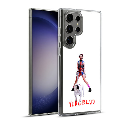 Yungblud Graphics Strawberry Lipstick Soft Gel Case for Samsung Galaxy S23 Ultra 5G & MagSafe
