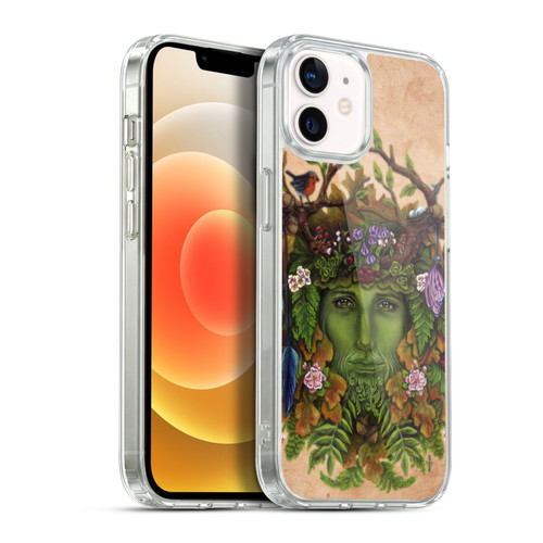 Brigid Ashwood Celtic Wisdom The Greenman Soft Gel Case for Apple iPhone 12 / iPhone 12 Pro & MagSafe